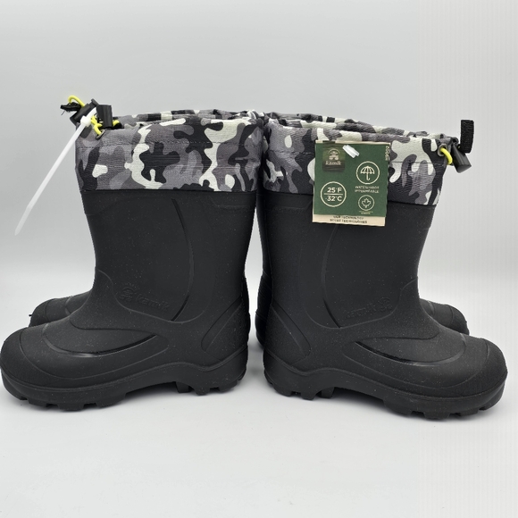 NWT Kamik Snowbuster 2 Kids Unisex Waterproof Snow Boots with removable Lining - Picture 4 of 16